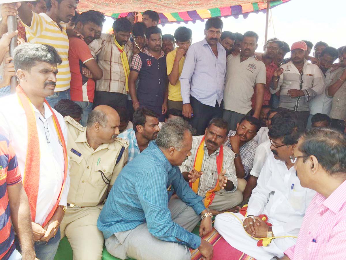 22ನೆ ದಿನಕ್ಕೆ ಕಾಲಿಟ್ಟ ಕೆರೆಯಂಗಳದ ಧರಣಿ